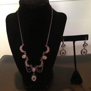 Lia Sophia Necklace and Earring Bundled Set